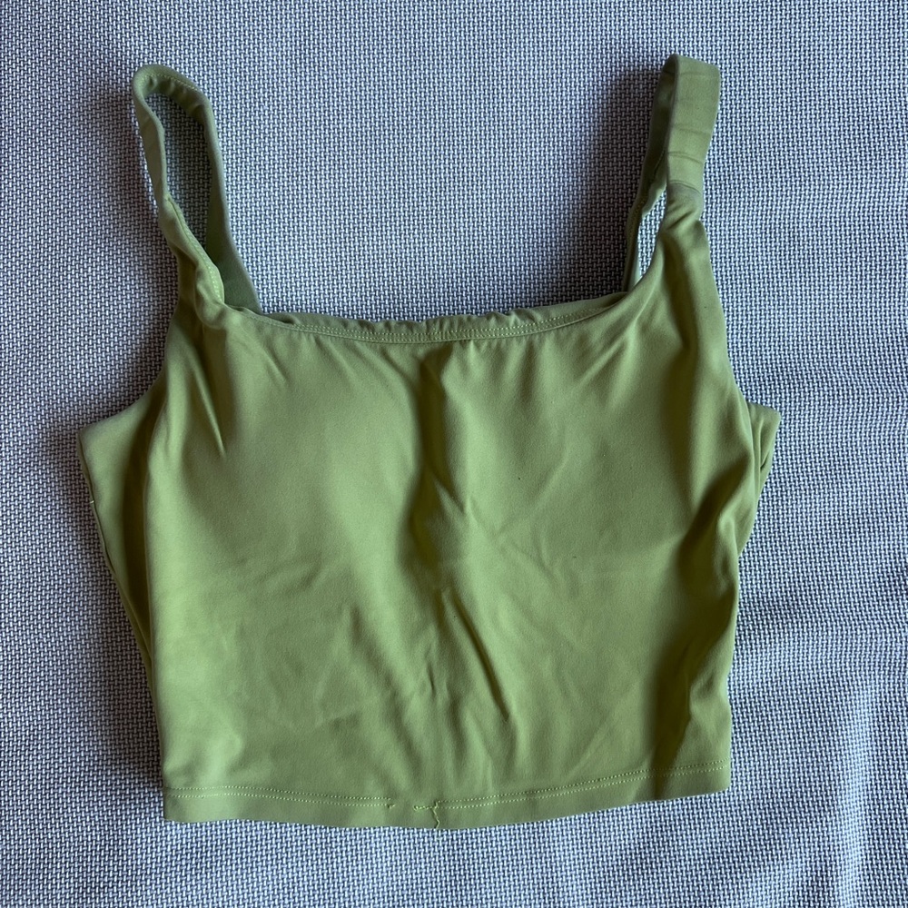Salt Society Olive Green Sports Bra